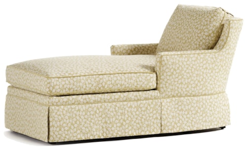 Kate Skirted Chaise with Track Arms
