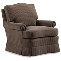 Douglas Upholstered Swivel Rocker