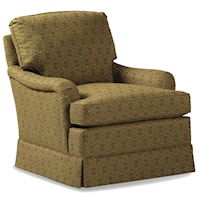 Palmer Upholstered Swivel Rocker   