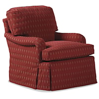 Ashcroft Upholstered Swivel Rocker   