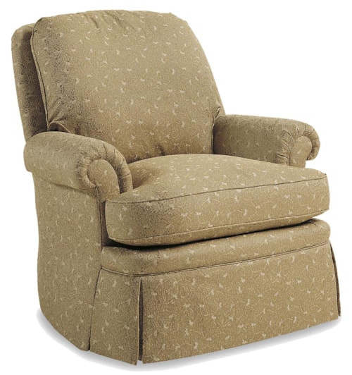 Holton Upholstered Swivel Rocker   