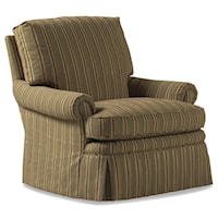 Hathaway Upholstered Swivel Rocker   