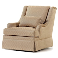 Winston Upholstered Swivel Rocker   