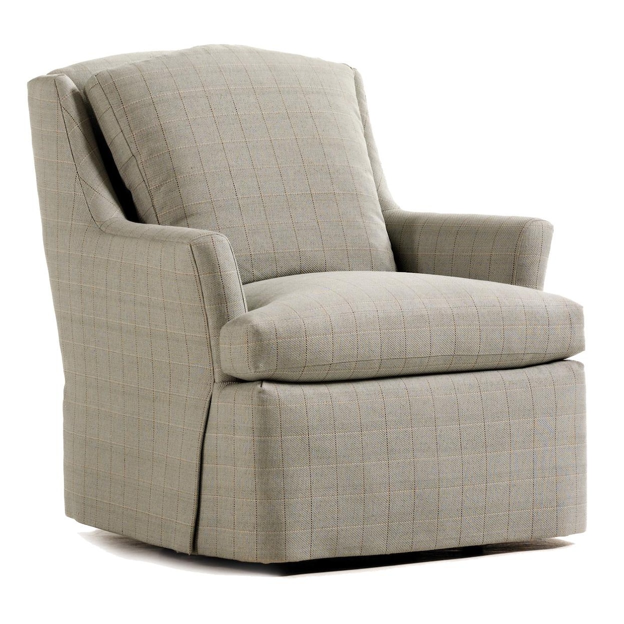 Jessica Charles Fine Upholstered Accents Cagney Swivel Rocker   