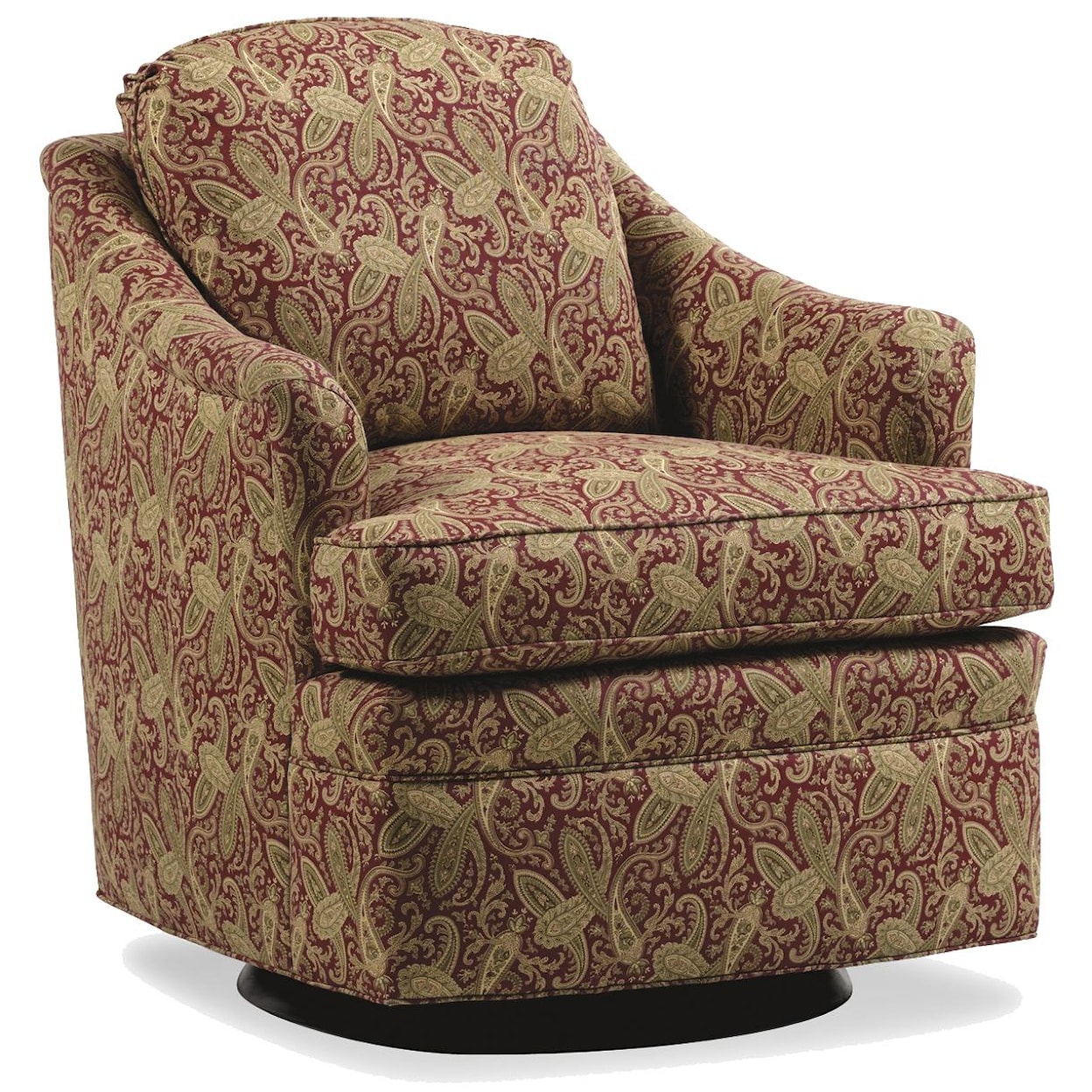 Jessica Charles Fine Upholstered Accents Damon Swivel Rocker   