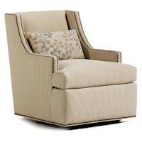 Crosby Upholstered Swivel Chair   