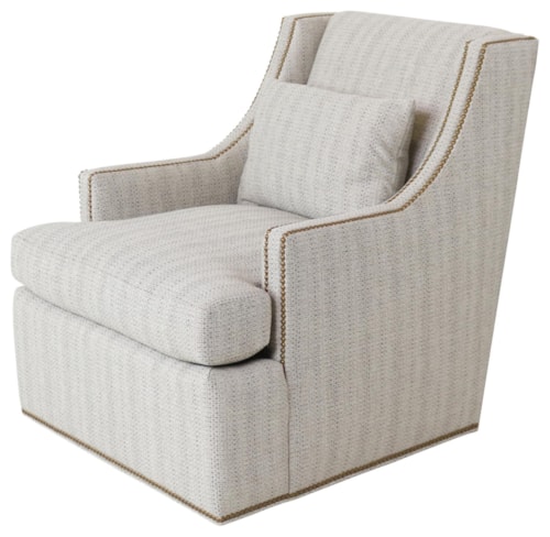 Crosby Upholstered Swivel Chair