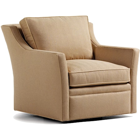 Halston Upholstered Swivel Chair   