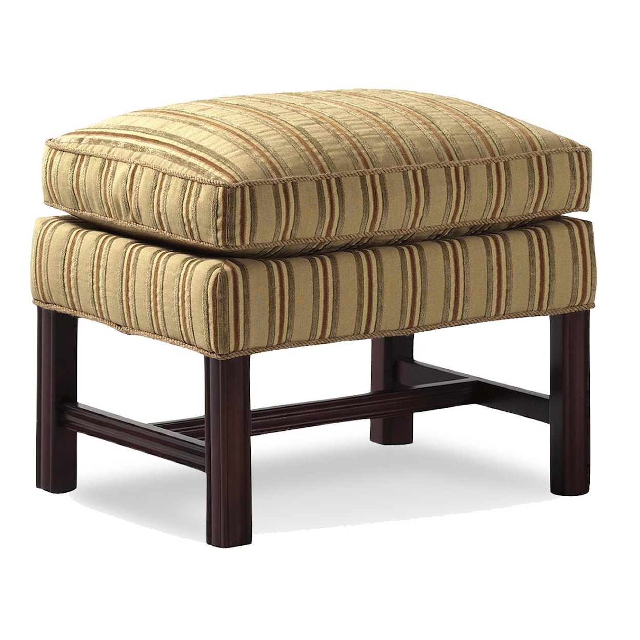 Jessica Charles Fine Upholstered Accents Chippendale Ottoman