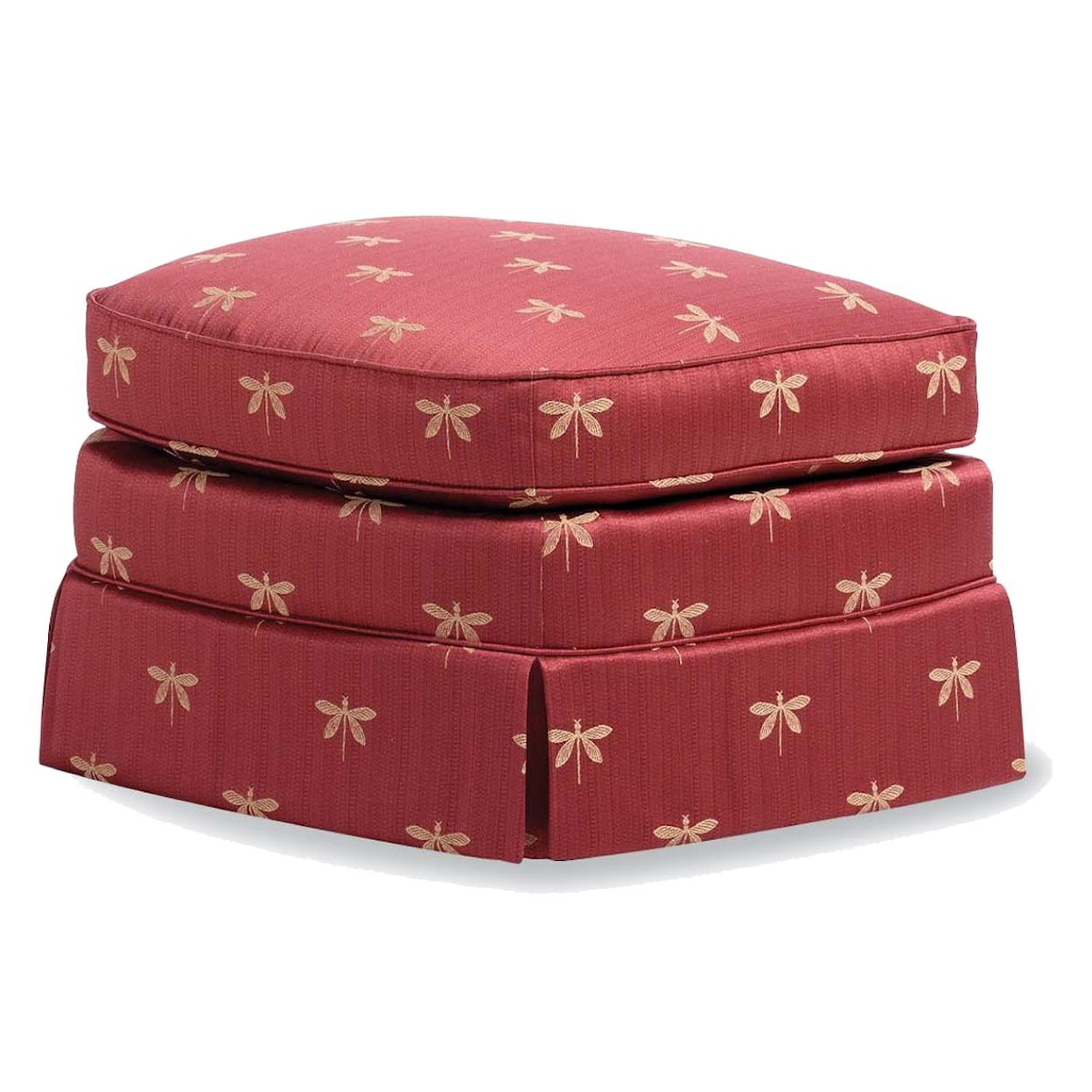 Jessica Charles Fine Upholstered Accents Ottoman   