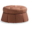 Jessica Charles Fine Upholstered Accents Round Ottoman   