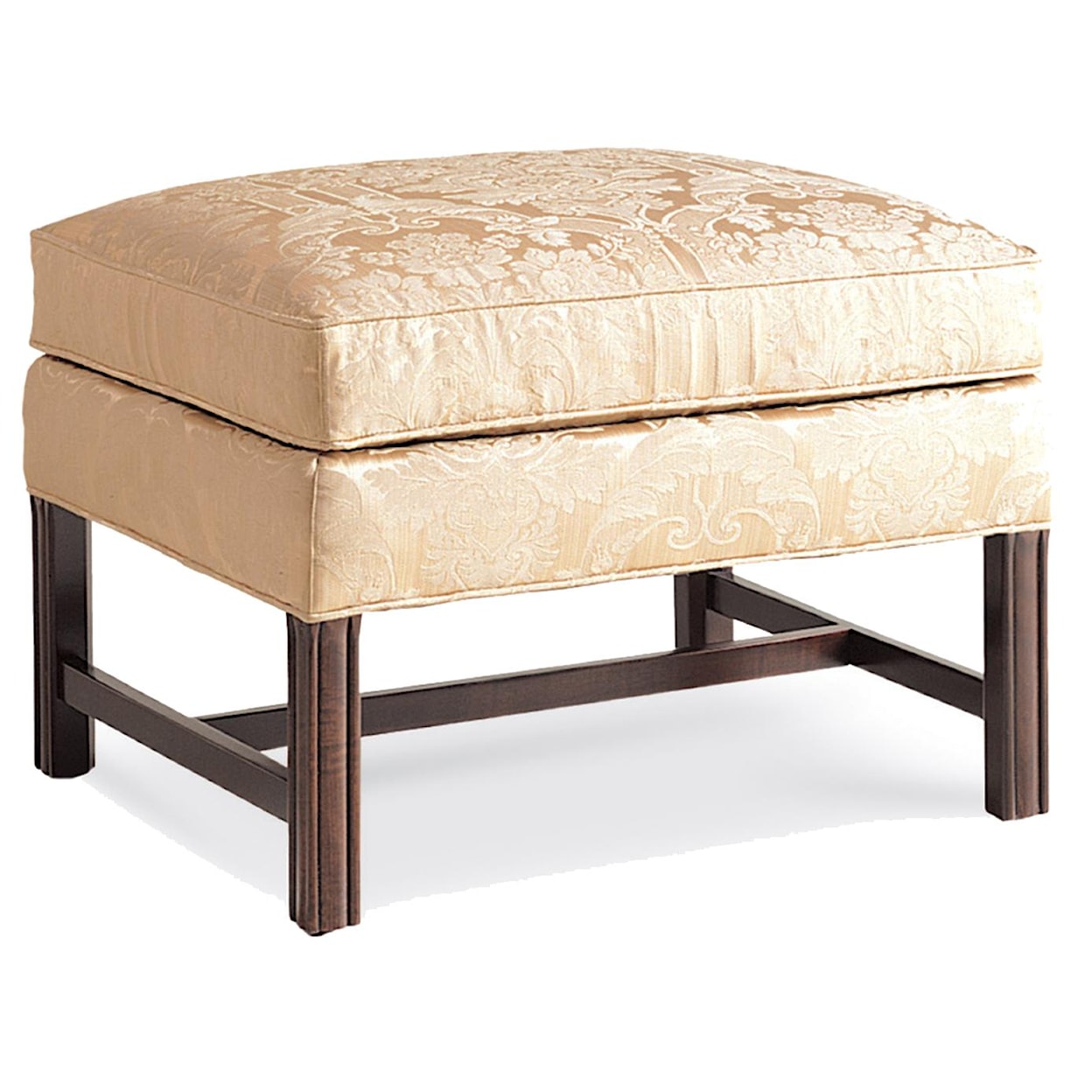 Jessica Charles Fine Upholstered Accents Chippendale Ottoman   