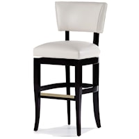 Maxine Swivel Barstool with Footrest