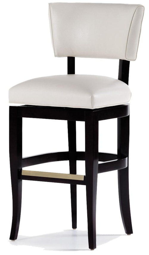 Maxine Swivel Barstool with Footrest