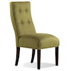 Jessica Charles Fine Upholstered Accents Baye Exposed Wood Armless Chair   