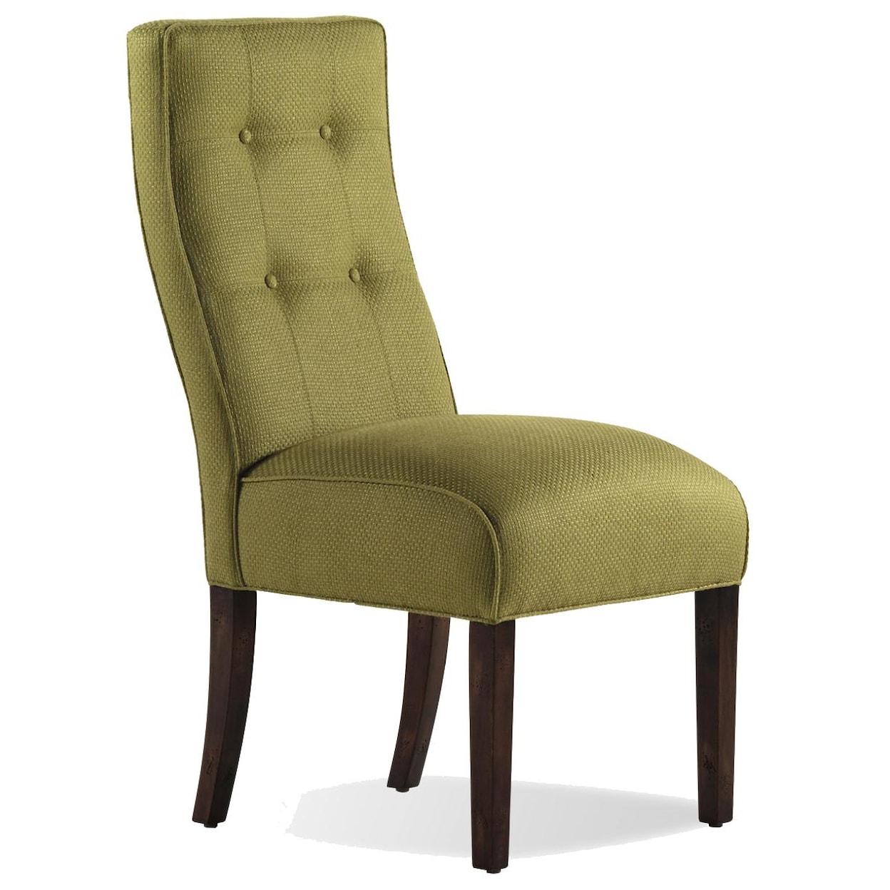 Jessica Charles Fine Upholstered Accents Baye Exposed Wood Armless Chair   