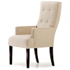 Jessica Charles Fine Upholstered Accents Baye Dining Arm Chair   