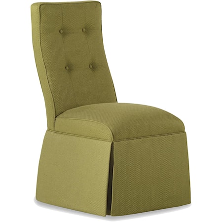 Baye Skirted Armless Chair   