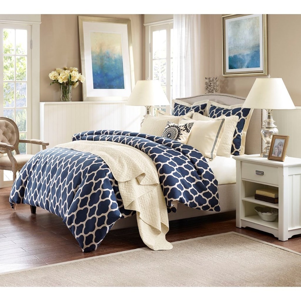 JLA Home Hampton Hill Full/Queen Comforter Set