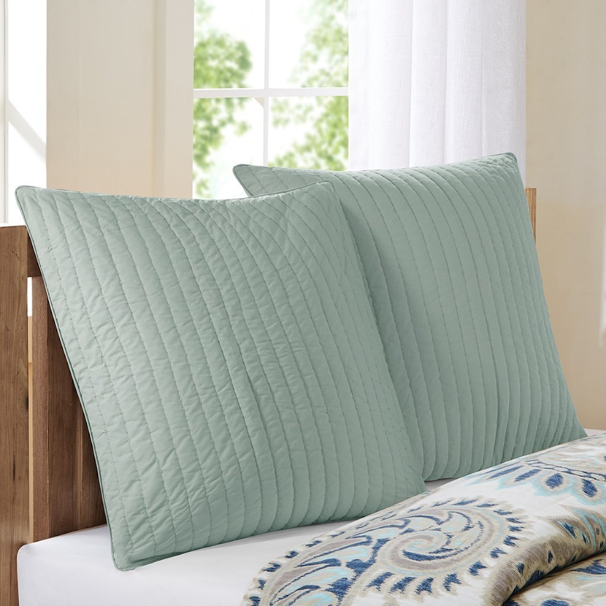 JLA Home Ink+Ivy Quilted Euro Sham