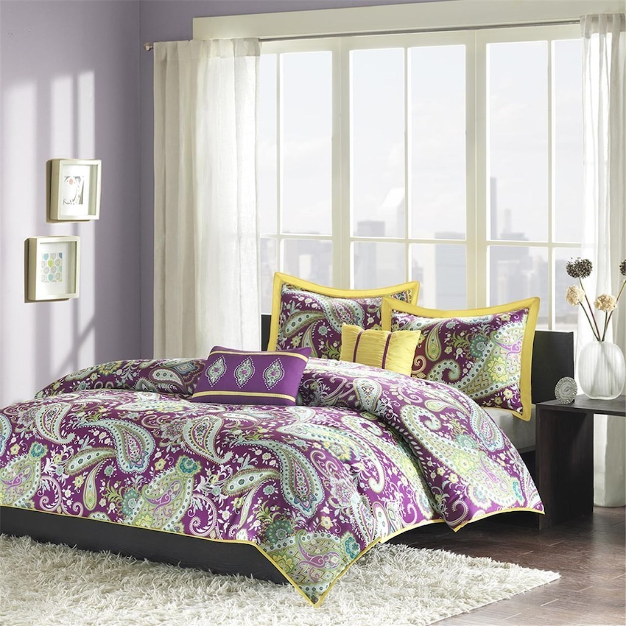 JLA Home Intelligent Design  Full/Queen Comforter Set