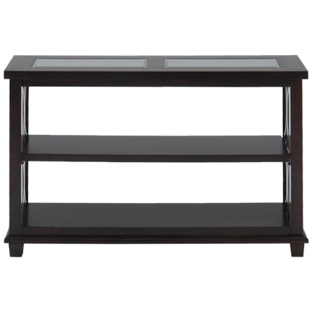 Sofa Table w/ Glass Top