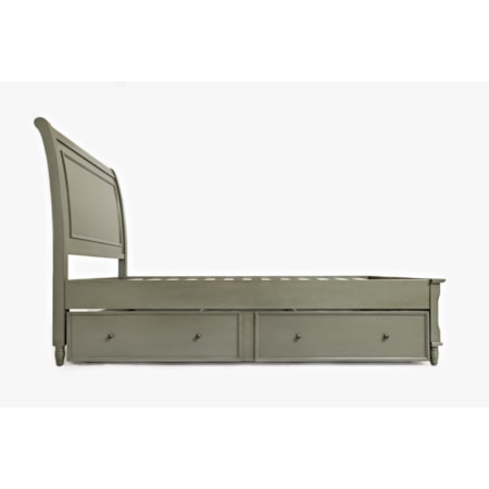 Twin Panel Bed with Trundle Bed