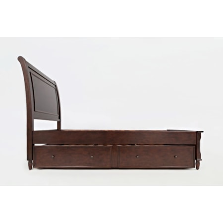 Twin Panel Bed with Trundle Bed