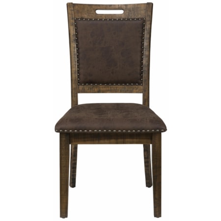 Upholstered Back Dining Chair