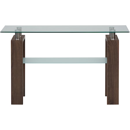 Sofa Table with  Glass Top