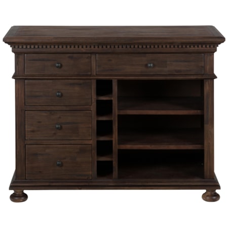 Kitchen Island with Drop Leaf