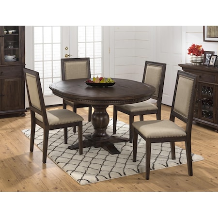 Table and Side Chair Set