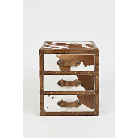 Hair-on-Hide Accent Chest
