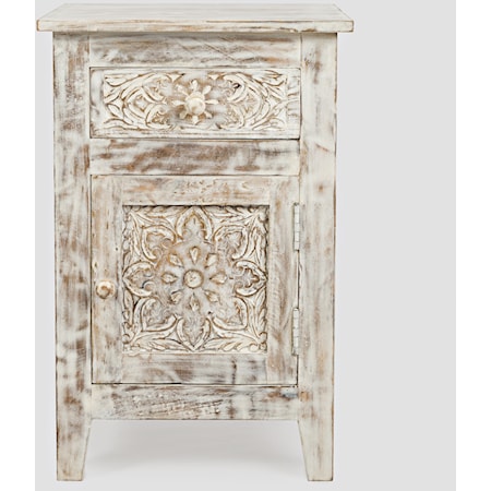 Hand Carved Accent Table