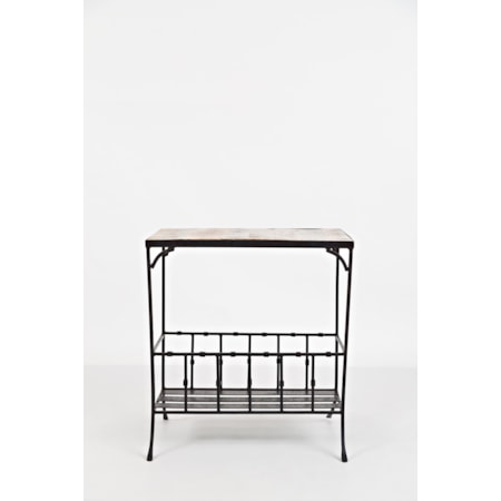 Storage Chairside Table