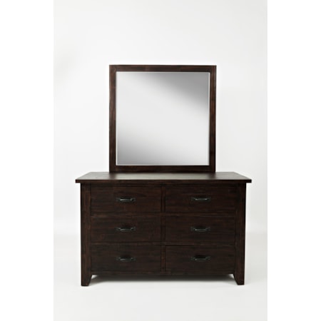 Double Dresser and Studio Mirror