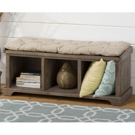 Reclaimed Storage Bench