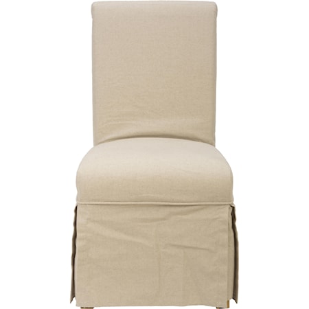 Slipcover Skirted Parson Chair