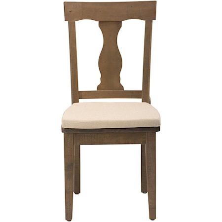 Reclaimed Pine Splat Back Dining Chair