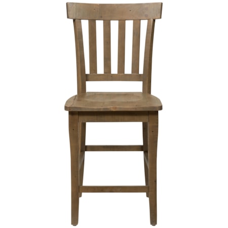 Slat Back Stool