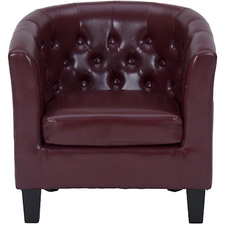 Red Gianni Club Chair