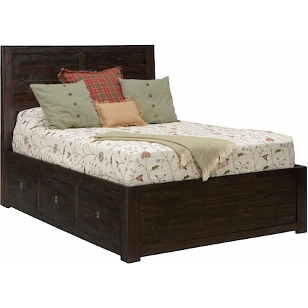 King Storage Bed