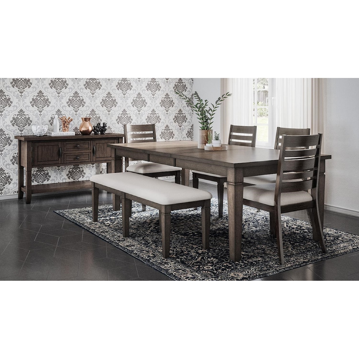 Jofran Lincoln Square Extension Dining Table