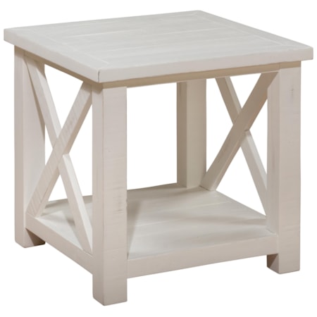 Reclaimed Pine End Table