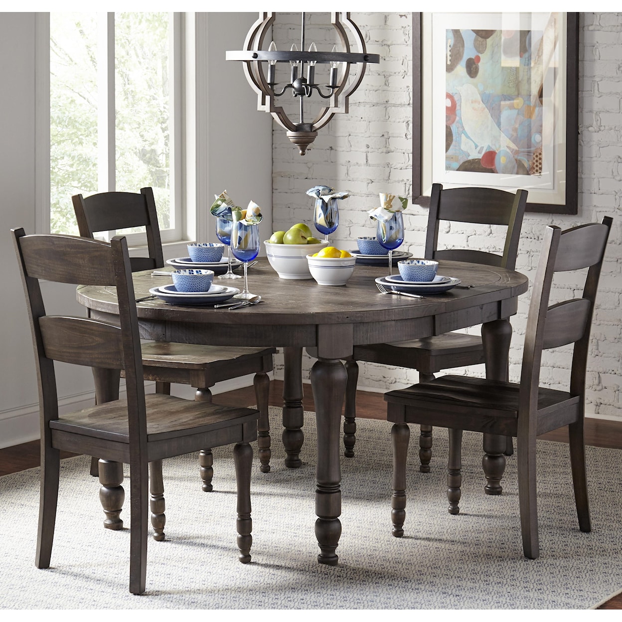 Jofran Madison County Table & 4 Chairs