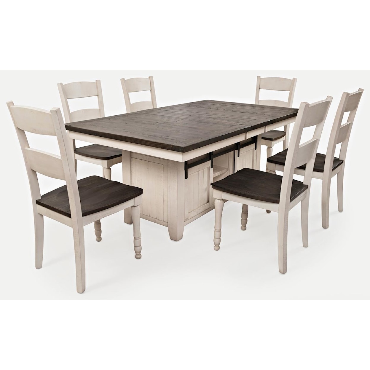 Jofran Madison County Table & 6 Chairs