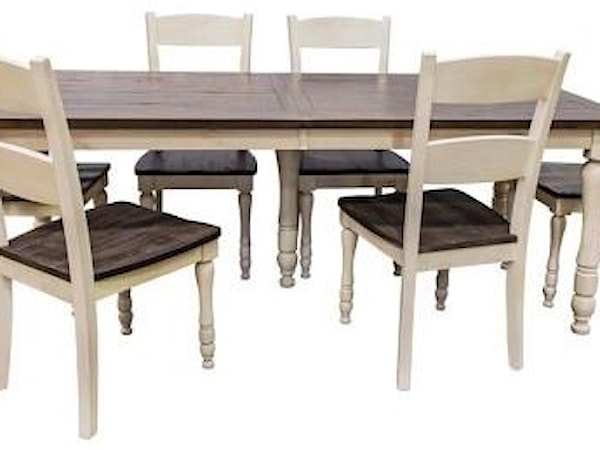 Rectangular Table and FOUR Chairs