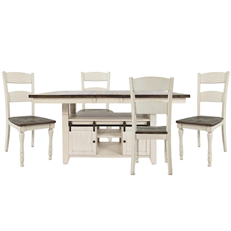 Hi/Low Dining Table and Chairs
