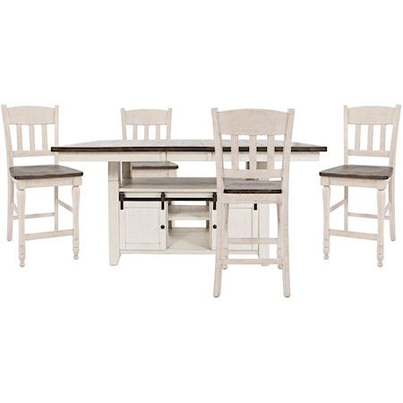 Hi/Low Dining Table and Chairs