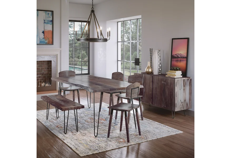 Nature's Edge Dining Room Group by Jofran at Powell's Furniture and Mattress